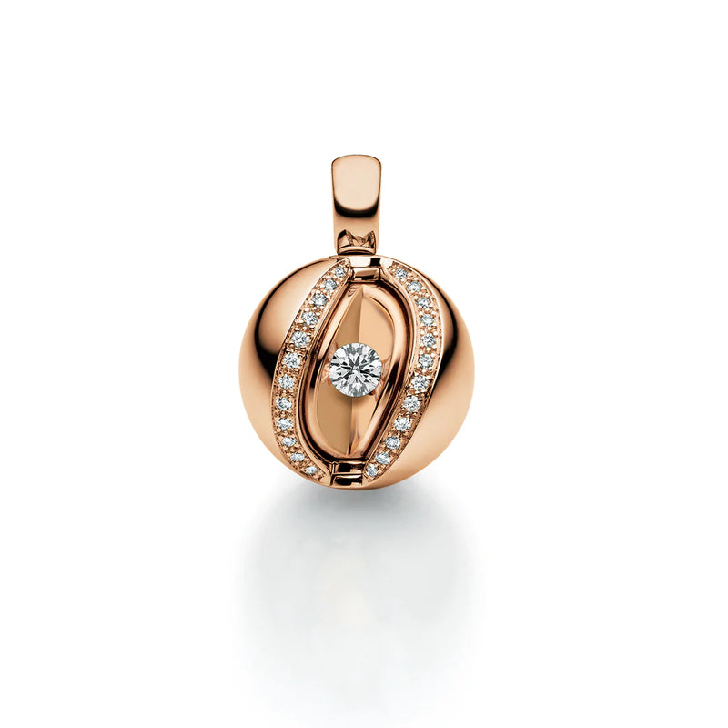 Mystery Pendant Necklace in Rose Gold