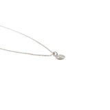 18KT Gold Small Diamond Pendant Necklace