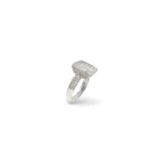 18KT White Gold Blaze Cut Diamond Ring