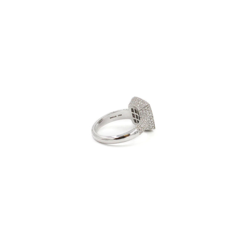 18KT White Gold Blaze Cut Diamond Ring