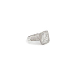 18KT White Gold Blaze Cut Diamond Ring