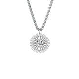 18KT White Gold Swing Boho Necklace