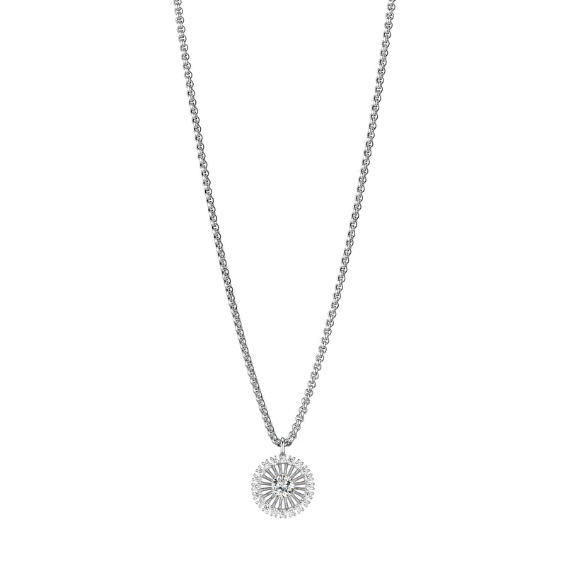 18KT White Gold Swing Boho Necklace