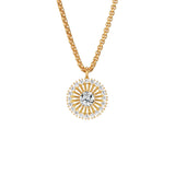 18KT Yellow Gold Swing Boho Necklace