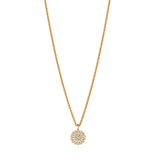 18KT Yellow Gold Swing Boho Necklace