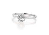 18KT White Gold Swing Boho Ring