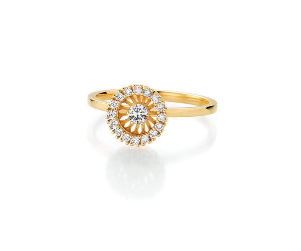 Swing 18KT Gold and Diamond Ring
