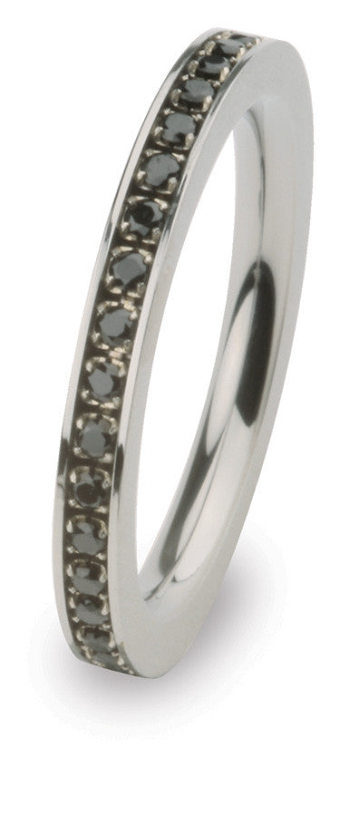 R265BL Steel Blaze Ring